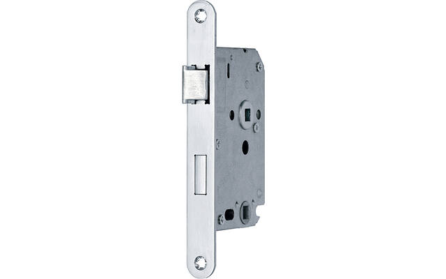 Insteek wc-badkamerslot WC63 Mat chroom Doornmaat 50mm, 1200 serie