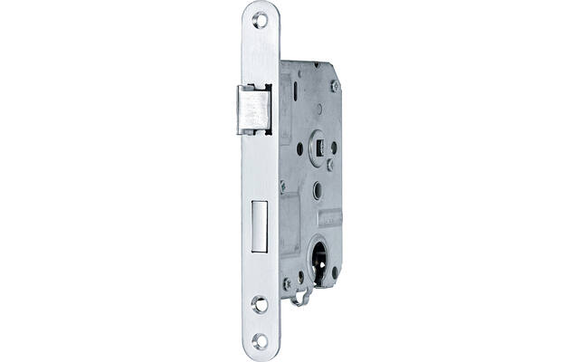 Insteek dag en nachtslot cilinder PC55mm Mat chroom Doornmaat 50mm 1200 serie
