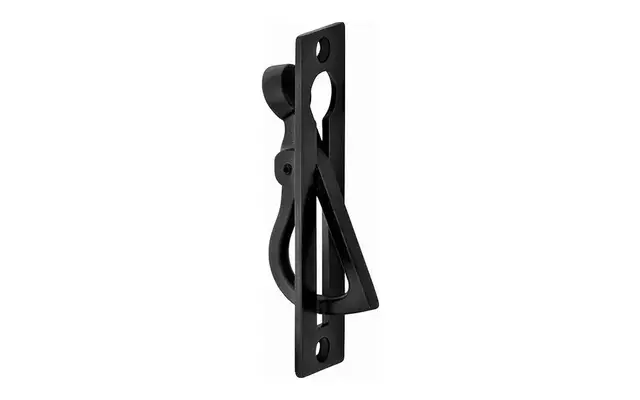 Schuifdeurtrekring kamer en suite Elegant Zwart 25x108mm
