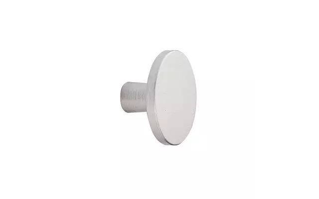 Meubelknop RVS-Look geborsteld Plato rond 42mm