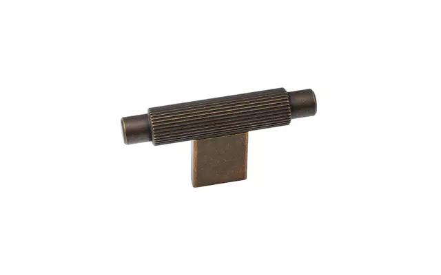 Meubelknop antiek Brons Arpa T-model 70mm
