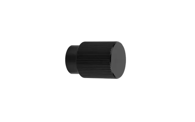 Meubelknop Zwart Arpa rond 22mm