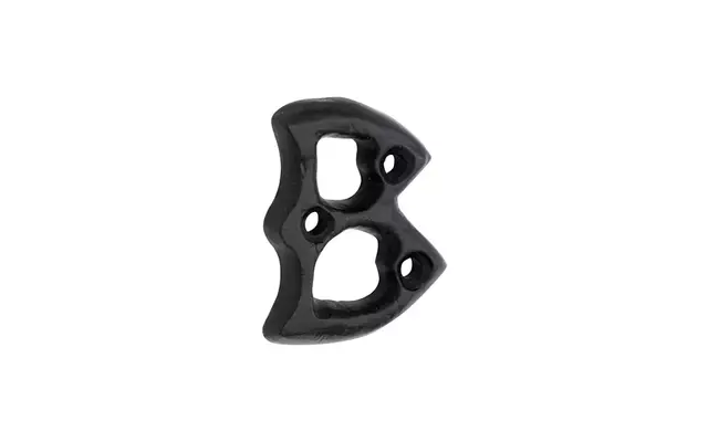 Huisletter IJzer zwart gelakt Letter B Oxford 44mm