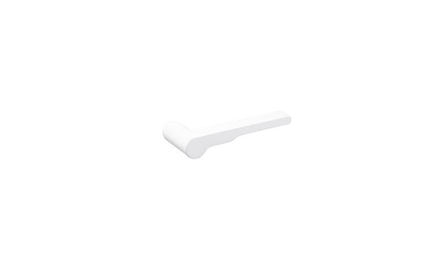 Deurklink Nuda Wind Wit met rozet 24mm