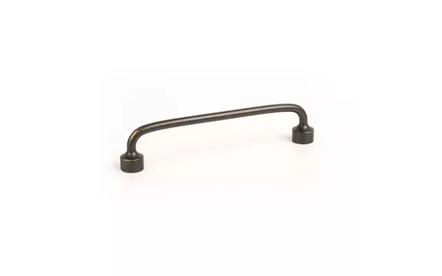 Meubelgreep donker antiek brons Floid hoh 128mm