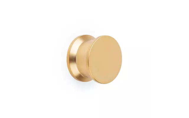 Meubelknop mat messing Oh! rond 40mm