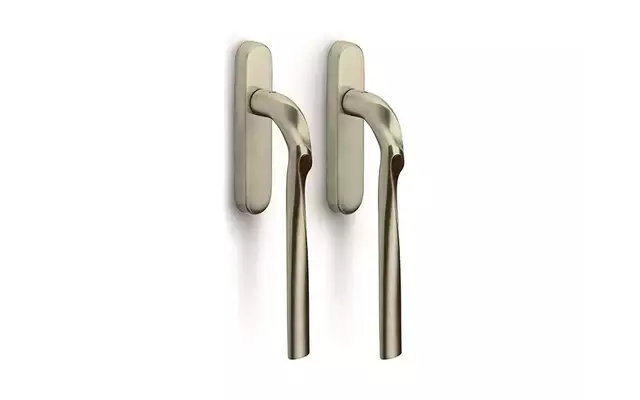 Hefschuifdeurbeslag Champagne PVD Zaha Hadid Eleez ZH230PA Blind