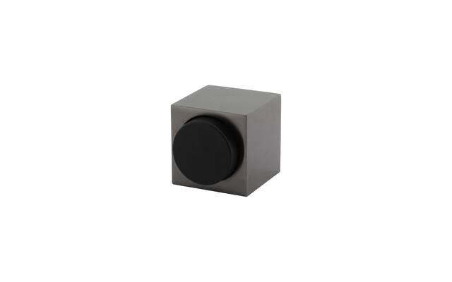 Olivari deurstop Cubo antraciet mat titaan PVD