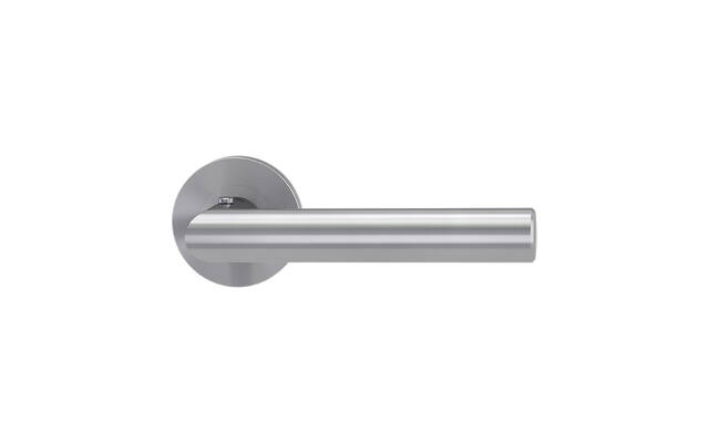 Griffwerk Deurklink Lucia Prof Smart2Lock Rvs Rechts rond schroefrozet