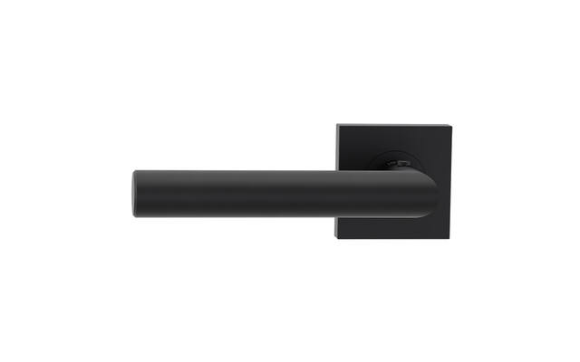 Griffwerk Deurklink Lucia Prof Smart2Lock Grafietzwart Links vierkant schroefrozet