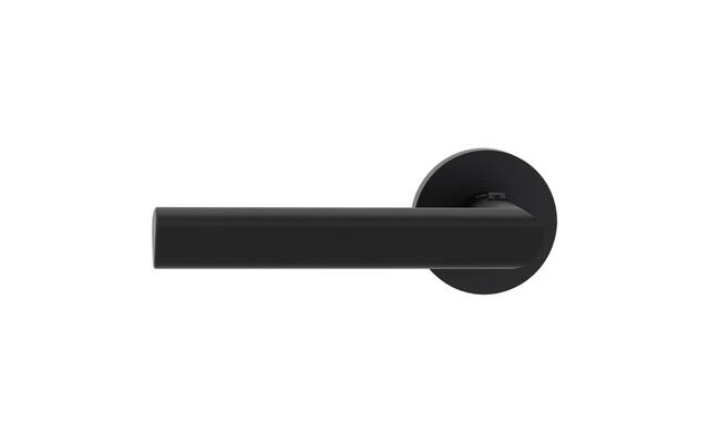 Griffwerk Deurklink TRI 134 Smart2Lock Grafietzwart Links rond rozet