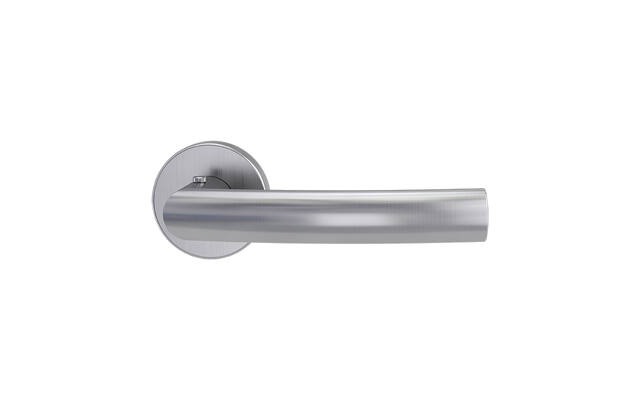 Griffwerk Deurklink Lorita Smart2Lock Mat Rvs Rechts rond cliprozet
