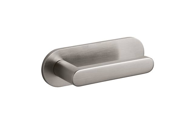 Olivari deurkruk Link horizontaal schild rvs mat PVD