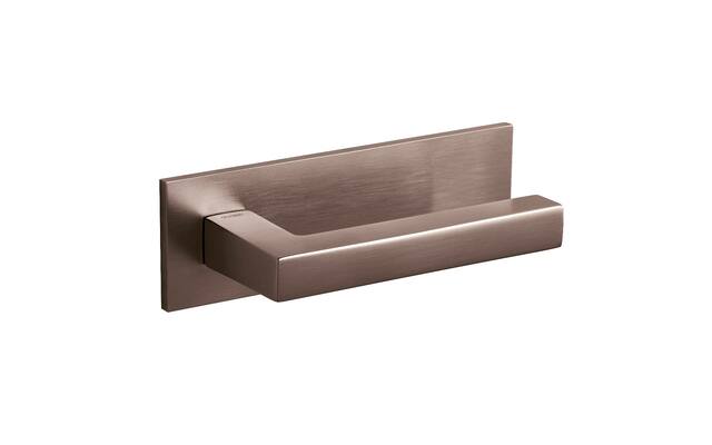 Olivari deurkruk ABC horizontaal schild brons mat PVD