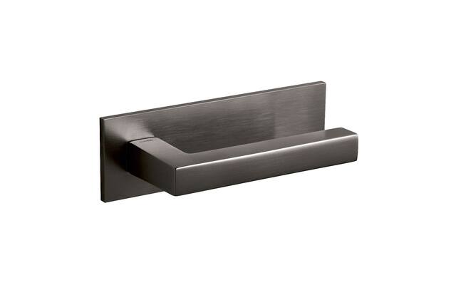 Olivari deurkruk ABC horizontaal schild antractiet mat PVD