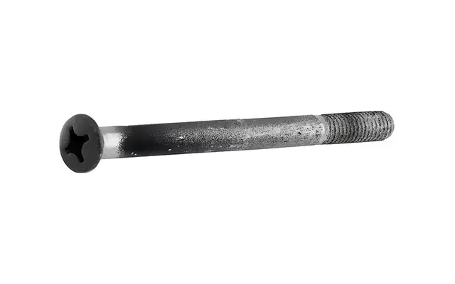 Metaalschroef Zwart Lenskop M6x120mm