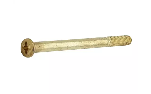 Metaalschroef Messing Lenskop M6x120mm
