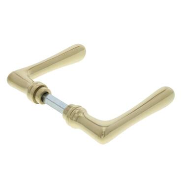 Deurkruk Messing Elegant recht 110 mm