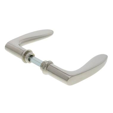Deurkruk Nikkel Banaan plat 110 mm