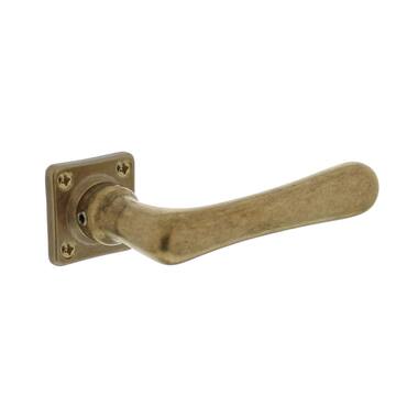 Intersteel Deurkruk Trento met rozet 38x7mm Messing antiek
