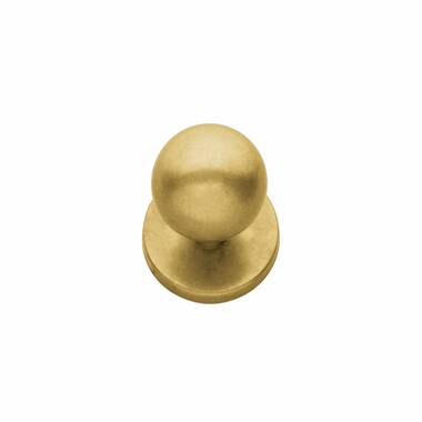 Intersteel Voordeurknop bol rond messing getrommeld