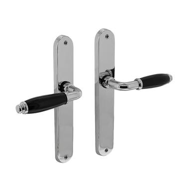 Intersteel Deurkruk Courgette met ovaal schild blind chroom