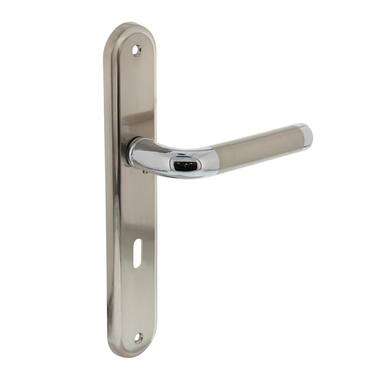 Intersteel Deurkruk Agatha op schild SL72 mm chroom