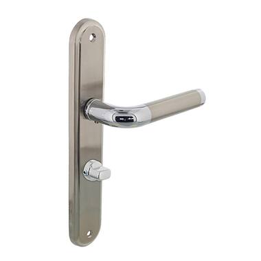 Intersteel Deurkruk Agatha op schild WC63 mm chroom