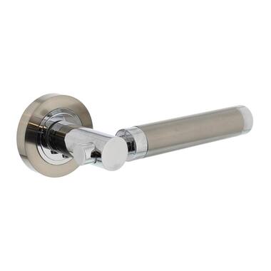 Intersteel Deurkruk Birgit op rozet Chroom