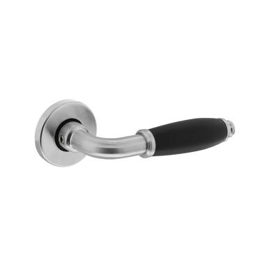 Intersteel Deurkruk Courgette met rozet rond 49x7mm verdekt mat chroom