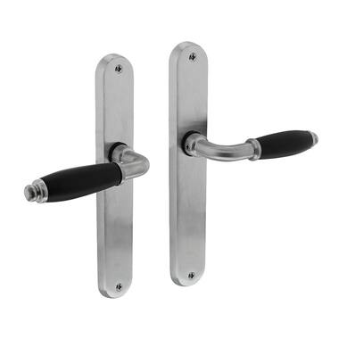 Intersteel Deurkruk Courgette met ovaal schild blind mat chroom