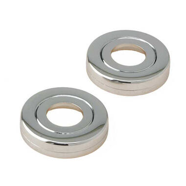 Krukrozet Chroom Rond overschroef 44 mm