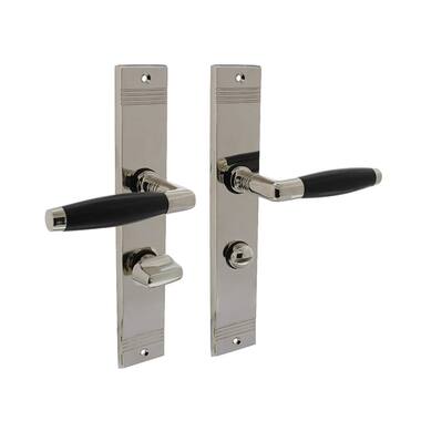 Intersteel Deurkruk Ton Basic met schild WC63mm nikkel