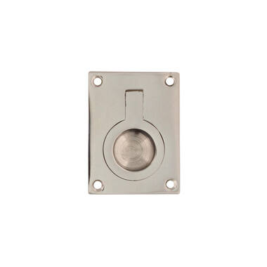 Intersteel Luikring rechthoekig 50 x 39 mm Nikkel