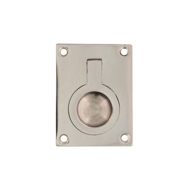 Intersteel Luikring rechthoekig 65 x 49 mm Nikkel