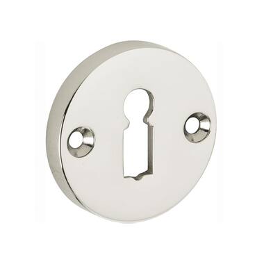 Sleutelrozet Nikkel rond opschroevend 50mm