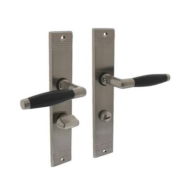 Intersteel Deurkruk Ton Basic met schild WC63mm nikkel mat