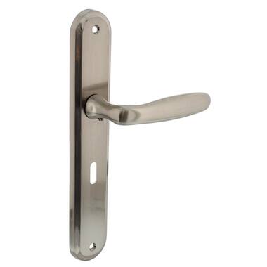 Intersteel Deurkruk Bjorn op schild SL56 mm nikkel mat