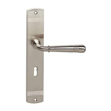 Intersteel Deurkruk Helena op schild SL56 mm nikkel mat