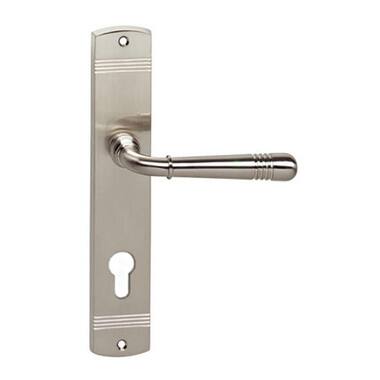 Intersteel Deurkruk Helena op schild PC72 mm nikkel mat
