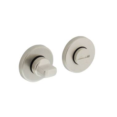 Intersteel Rozet rond 49x7mm toilet-/badkamersluiting nikkel mat