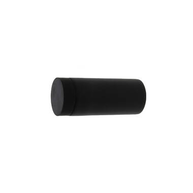 Deurstop cilinder 25x70mm zwart
