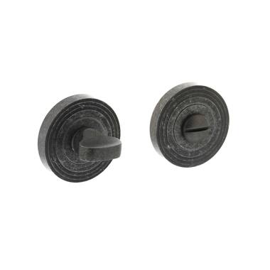 Intersteel Rozet met toilet-/badkamersluiting 55x10 mm oud grijs