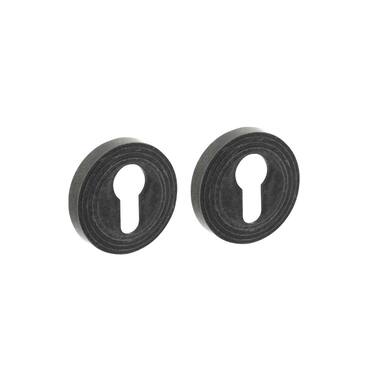 Intersteel Profielcilinderrozetten verdekt met rillen 54x9mm oud grijs