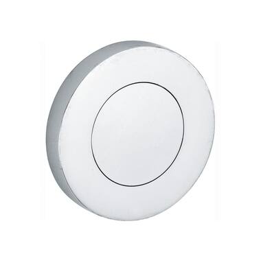 Blindrozet Chroom Overschroef rond 50mm