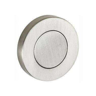Blindrozet Mat nikkel Overschroef rond 50mm