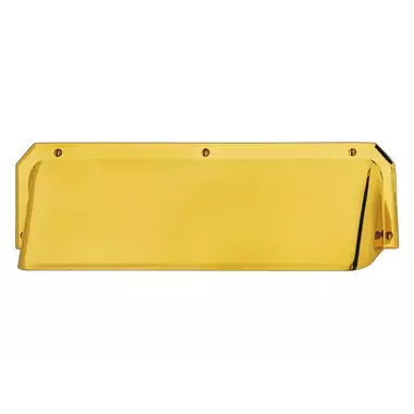 Afdekkap Messing voor binnenzijde briefplaat 330x110x57mm