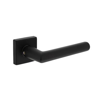 Intersteel Deurkruk Derby op rozet 50x7 mm aluminium zwart