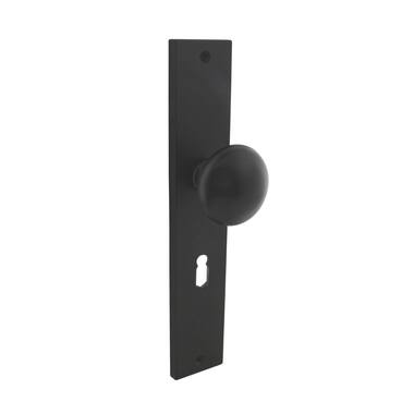 Intersteel Knopschild 245x45 mm SL56 Zwart
