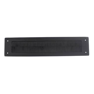 Intersteel Tochtwering rechthoek Zwart
